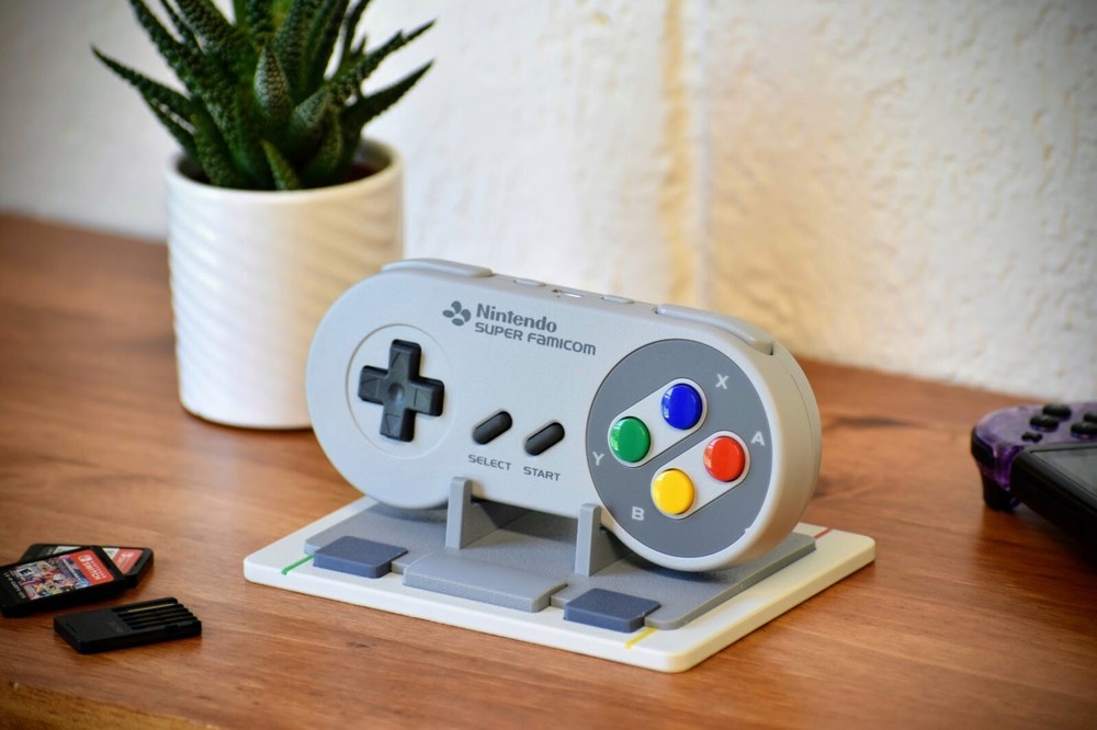 Nintendo Switch Online Super Famicom Controller Display Stand - 3D Printed