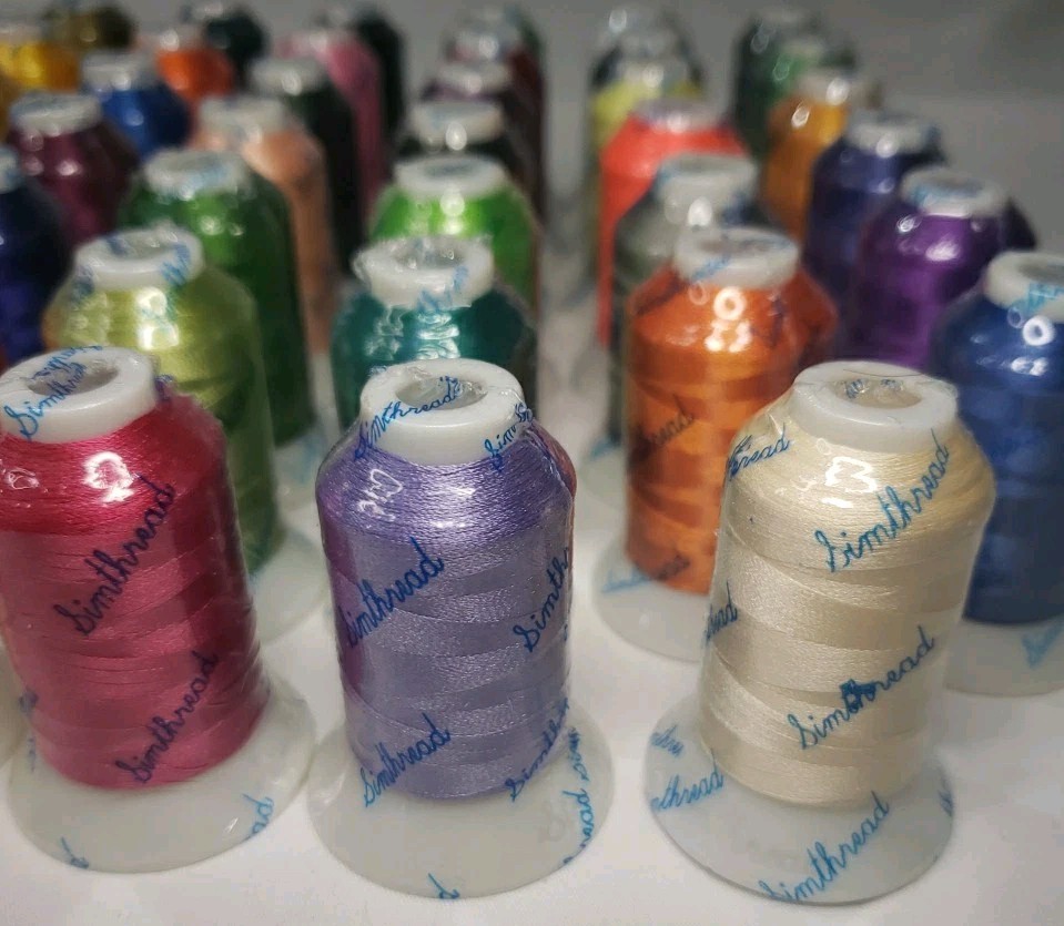 Polyester Embroidery Machine Thread Assorted Colors Mystery Lot