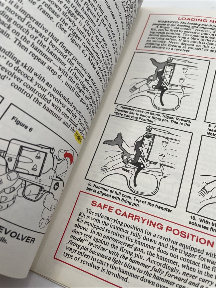 Instructional Manual Ruger Old Model Single Action Revolvers Conversion Kit Book