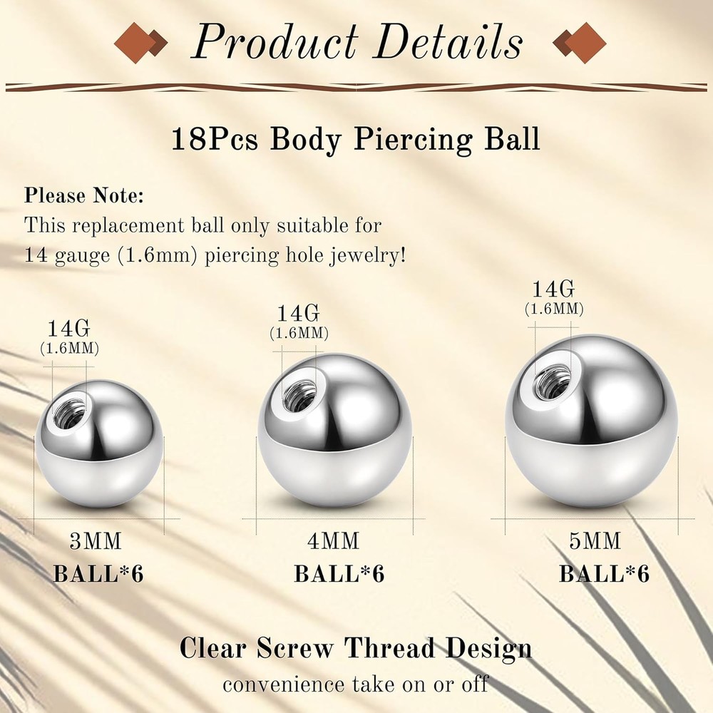 Small Replacement Piercing Balls Grabber Tool for Changing 14G