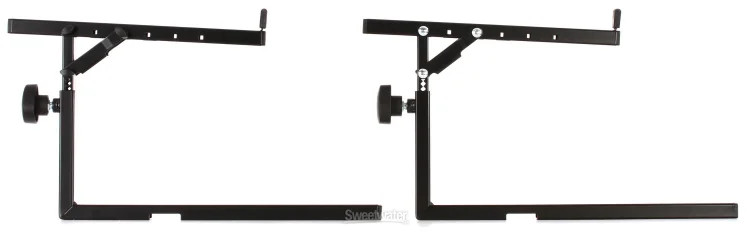 K&M 18811 Stacker Second Tier for Omega Stand - Black