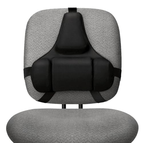 FELLOWES PROFESSIONAL SERIES BACK SUPPORT, BLACK (8037601) - BLACK