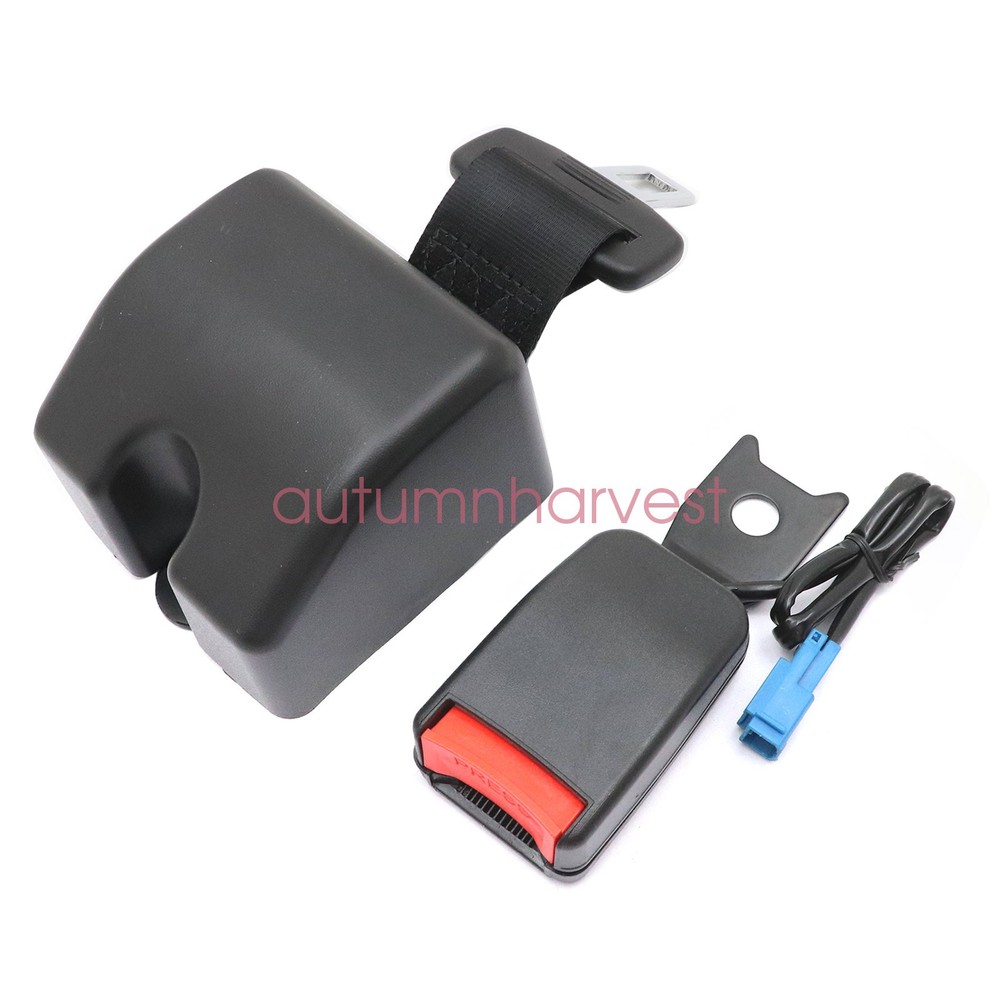 Universal Replacement Forklift Seat Belt Black with 5 Amp Activator Switch