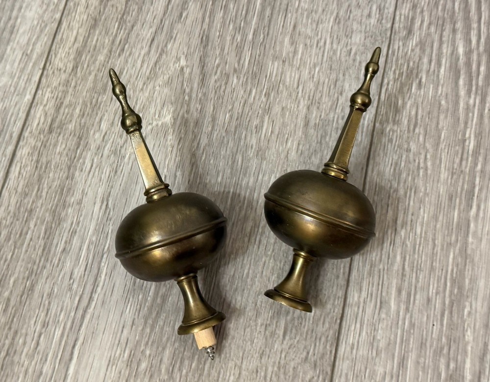 Antique Clock Brass Finial (Early 1900s)