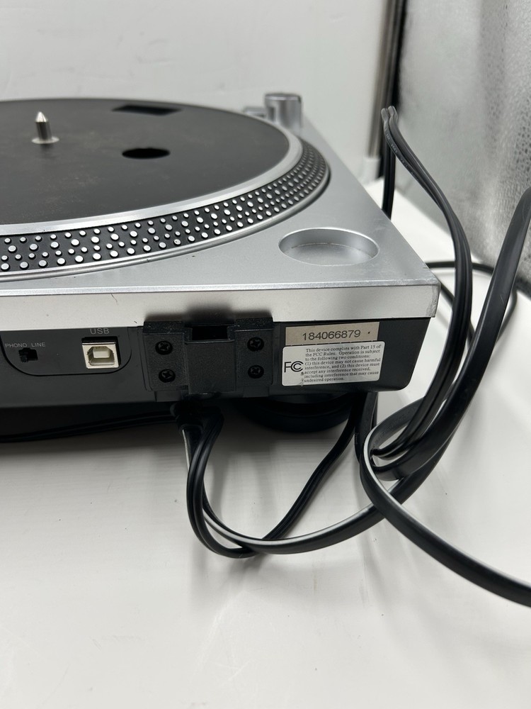 Audio-Technica AT-LP120-USB Direct Drive Turntable USB Silver Black