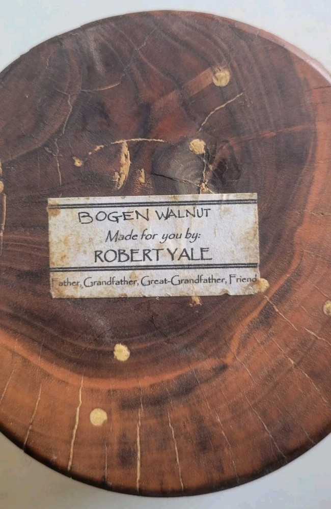 Vintage Bogen Walnut Made By Robert Yale