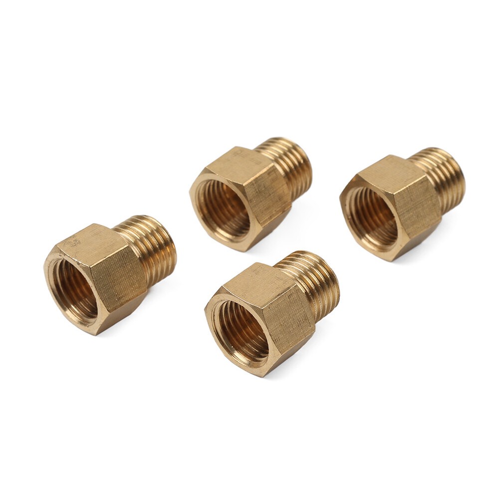 4pcs Brass Pipe Fitting G1/4 Adapter Connector Hex Coupling