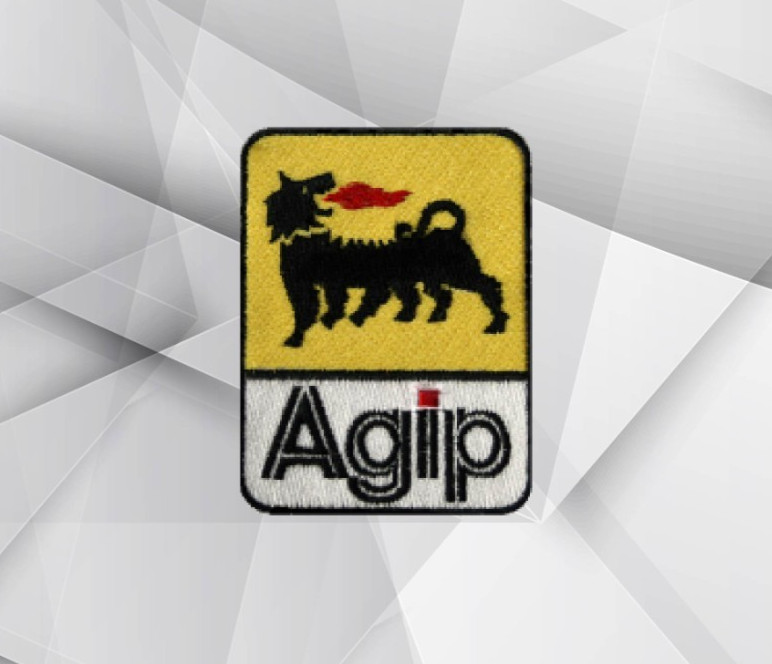 PATCH PATCH NO. 2 AGIP PATCH EMBROIDERED HEAT ADHESIVE
