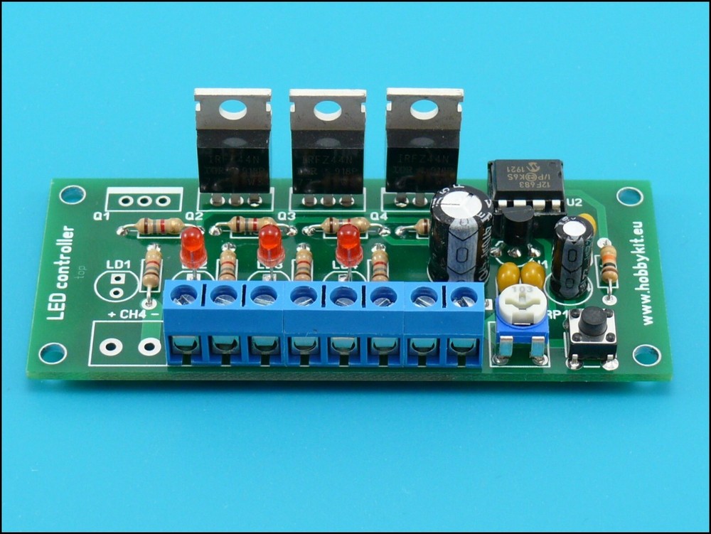 3 Channel LED Controller Chaser Light Show Strobe Strip Microcontroller - HK9983