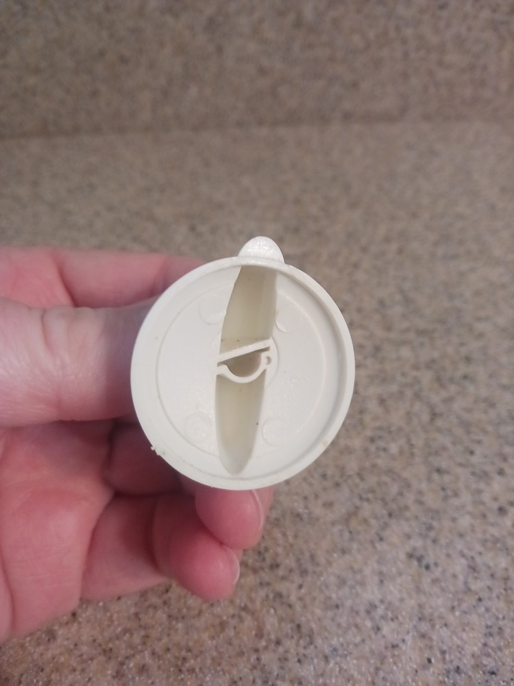 Rival Crockpot 3122 PLASTIC CONTROL KNOB Genuine OEM Part White Crock Pot Knobs