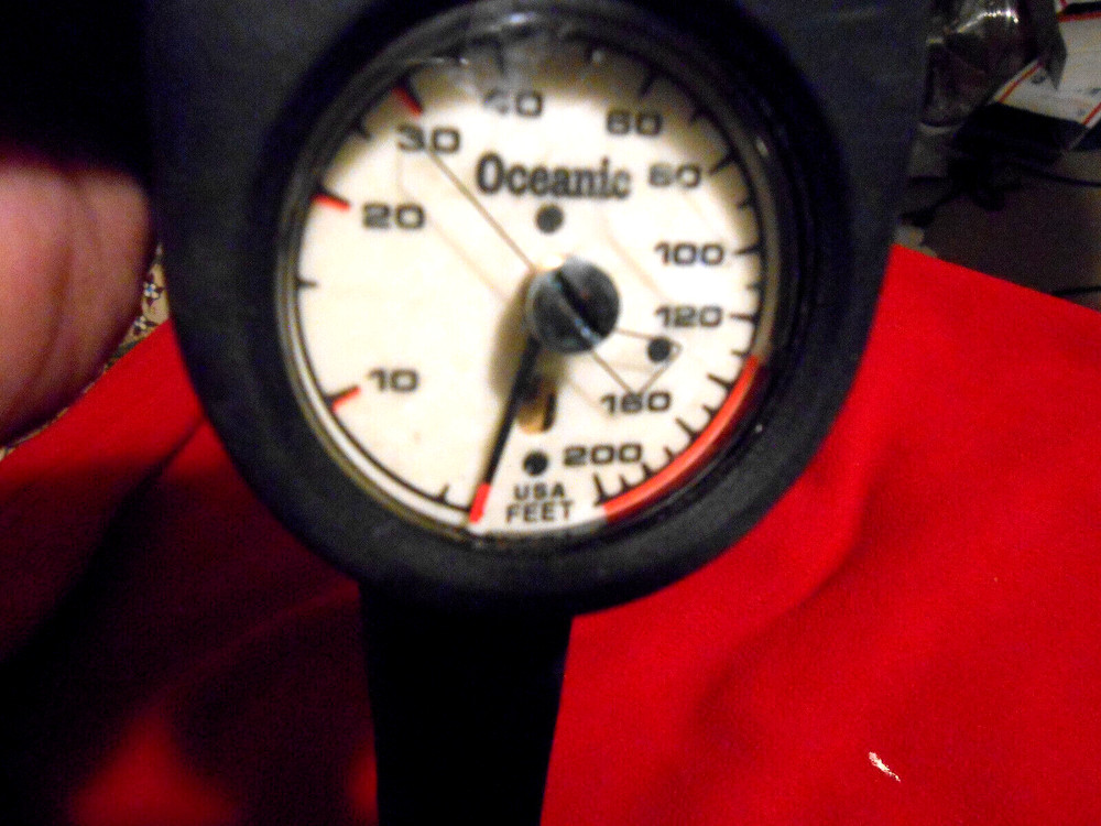 Oceanic Gauge Console without compass SCUBA DIVE As Pictured