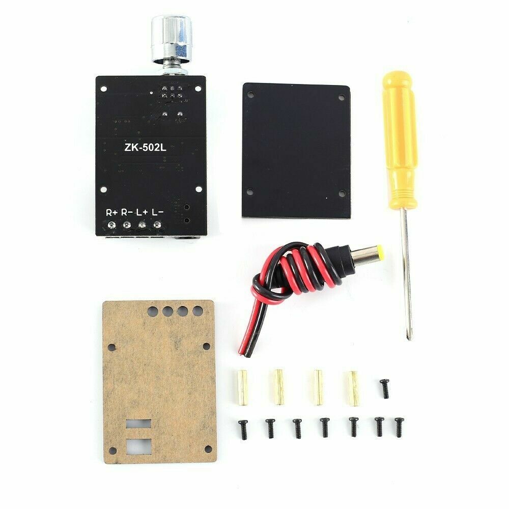 Bluetooth 5.0 Audio Stereo Module Digital Amplifier Board Module 50W+50W + Shell
