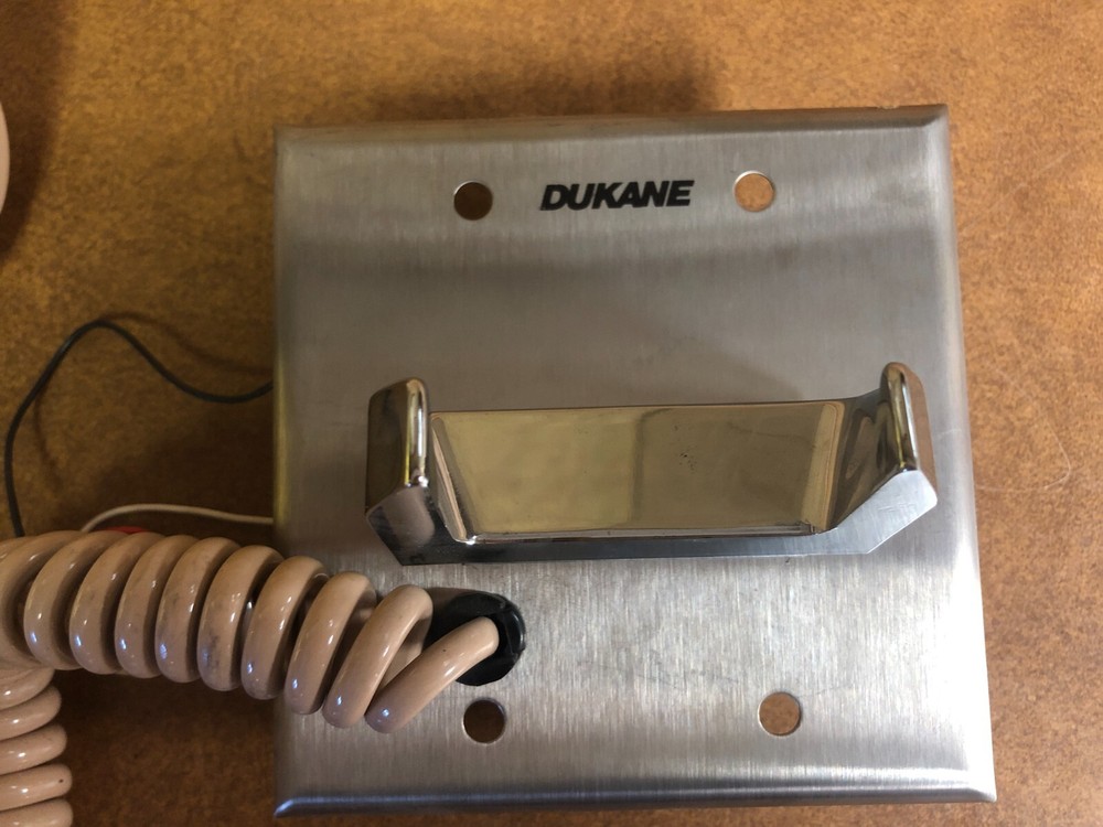 Dukane 7A945A Hookswitch / Handset Assembly Beige