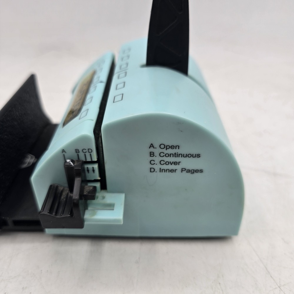 Zutter Bind-It-All Baby Blue Scrapbooking Binder Punch Bind Machine Only