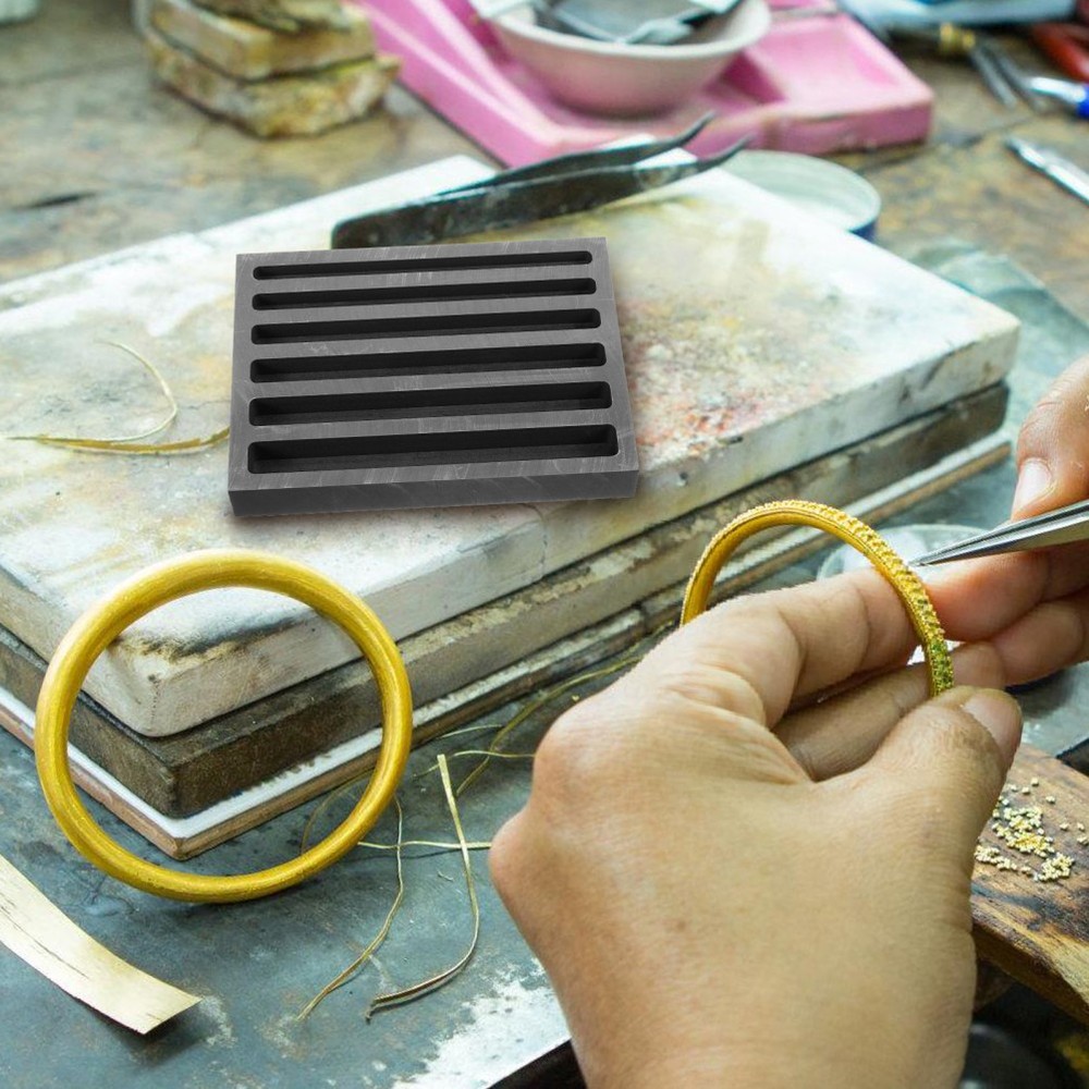 Graphite Ingot Mould Molds for Casting Gold Silver Ingots Designs