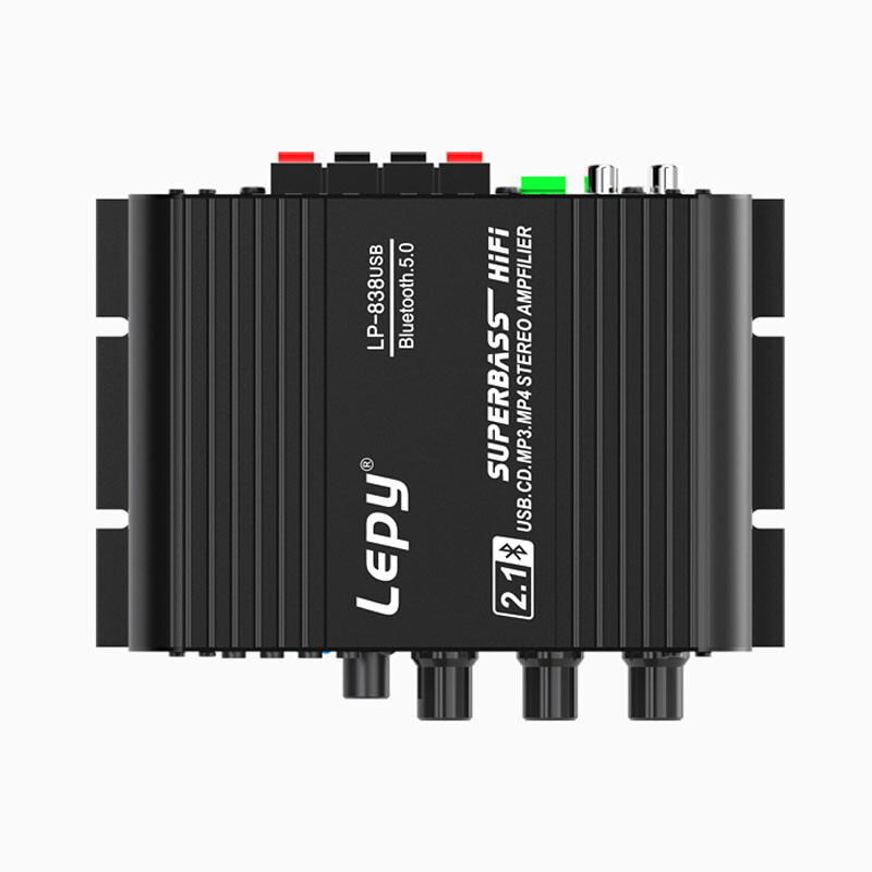 2.1CH HIFI Amplifier: 38Wx2 + 50W Bass, Bluetooth/USB/RCA Multi-Input‌