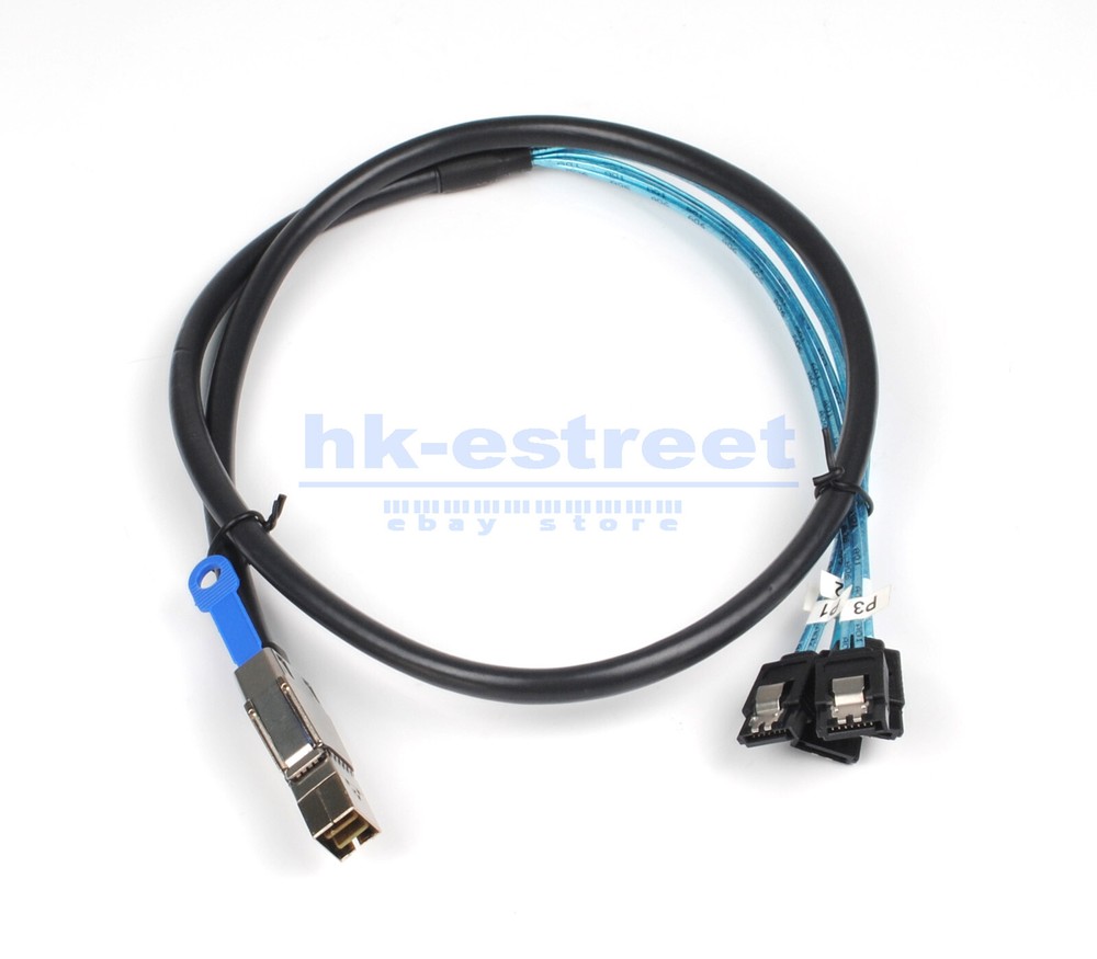 External Mini SAS HD SFF-8644 to 4 Port SATA 7P Hard Disk Data Server Raid Cable