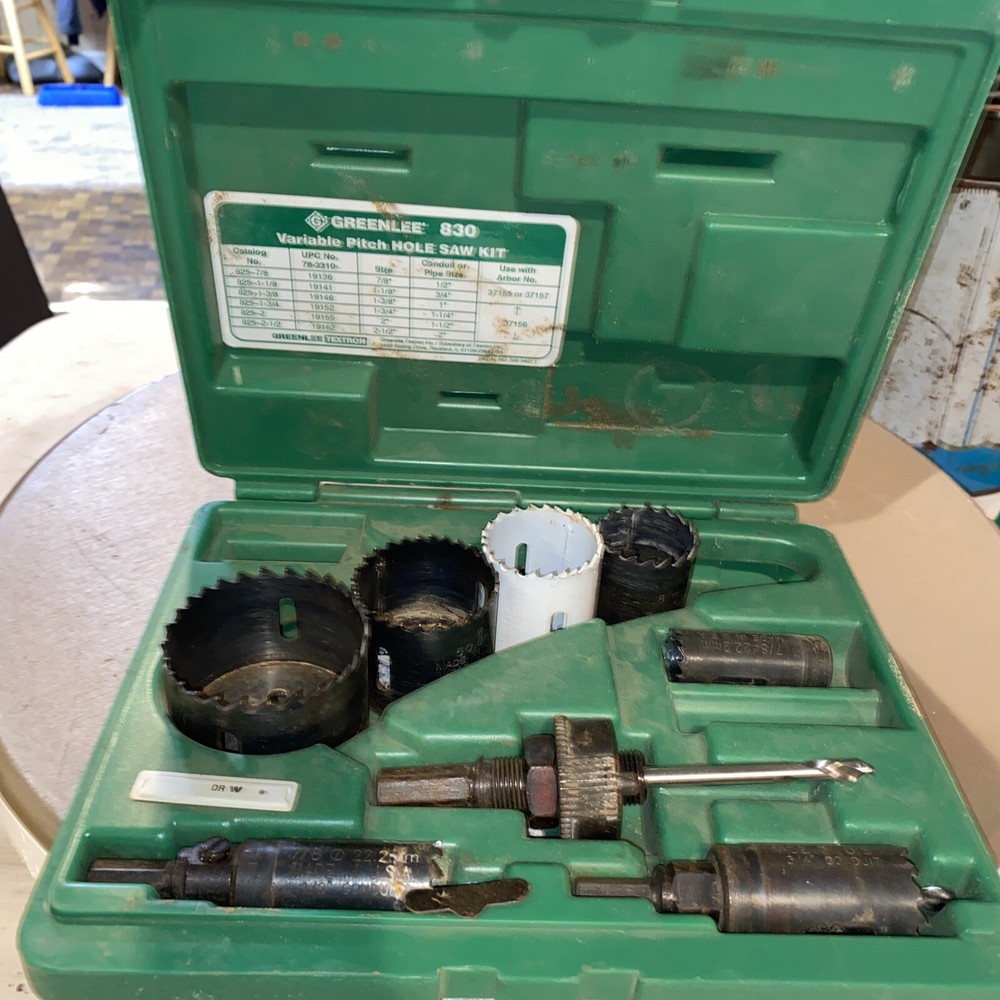 GreenLee  Variable Pitch Hole Saw Kit  , 830