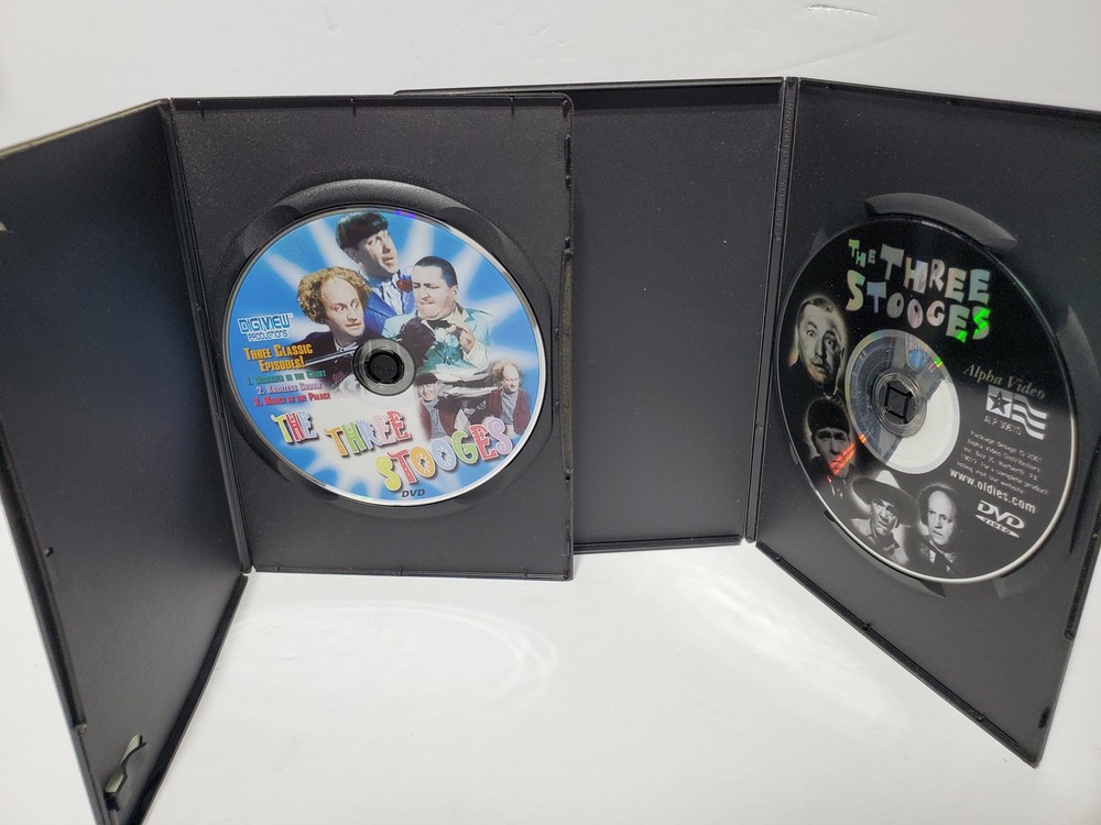 The Three Stooges DVD Set 7 Episodes Classic Comedy Black Cases