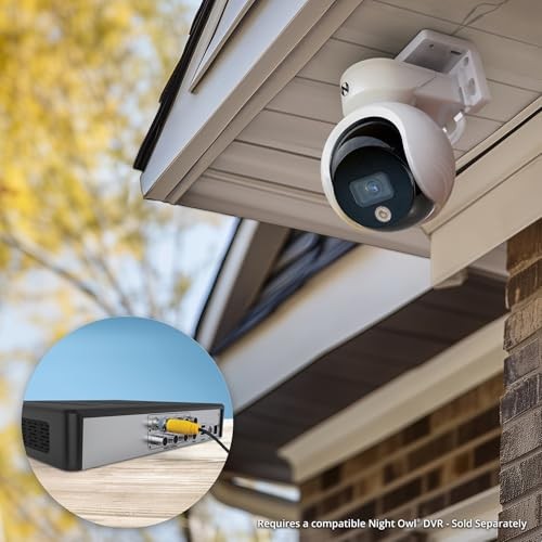 Add On Wired 4K Deterrence Cameras with 2-Way Audio - 2 Pack - White