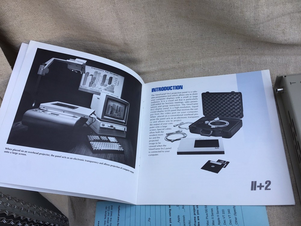 NVIEW VIEW FRAME ll +2 VISUAL PRESENTATION PROJECTION.