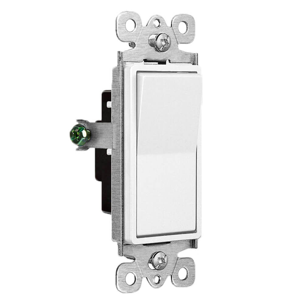 Home Decorator Rocker In Wall Paddle Switch Replacement 15A Single Pole 8 Packs