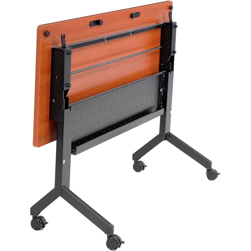 Global Industrial Flip-Top Training Table 60" x 24" Cherry