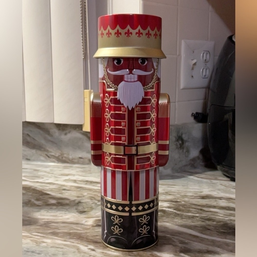 Festive Christmas Nutcracker Tin