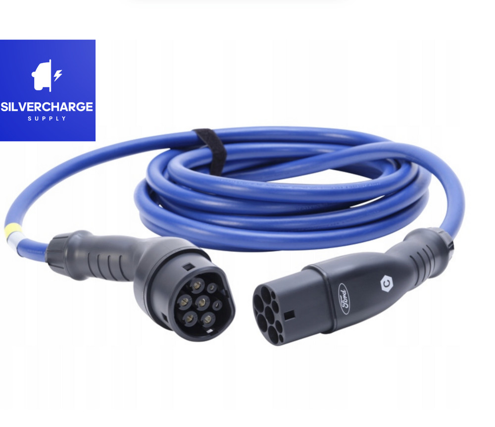 Original Ford Mustang Mach-E GT Charging Cable 32A, 6m, 3 phase, Type 2-Type 2