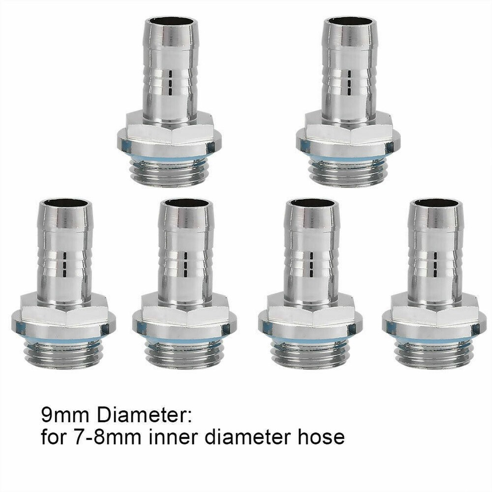 For PC Water Cooling Tow-touch Fitting Barb Hose Pagoda Coupling Tail Connector