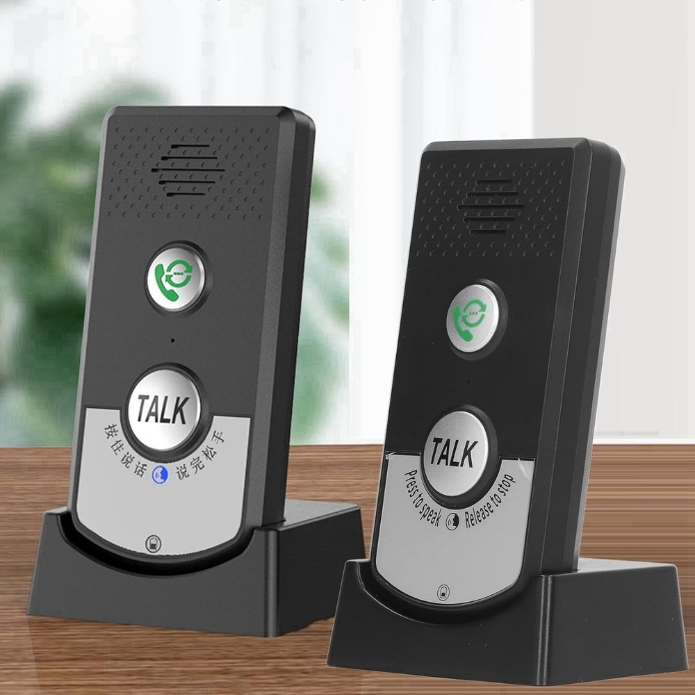 Wireless Intercom System Home Long Range Voice Intercom 2 Pcs Power Saving