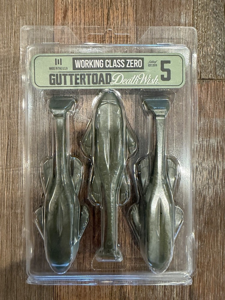 Working Class Zero GutterToad Death Wish 5 in. GREEN 3 pack NEW in Package