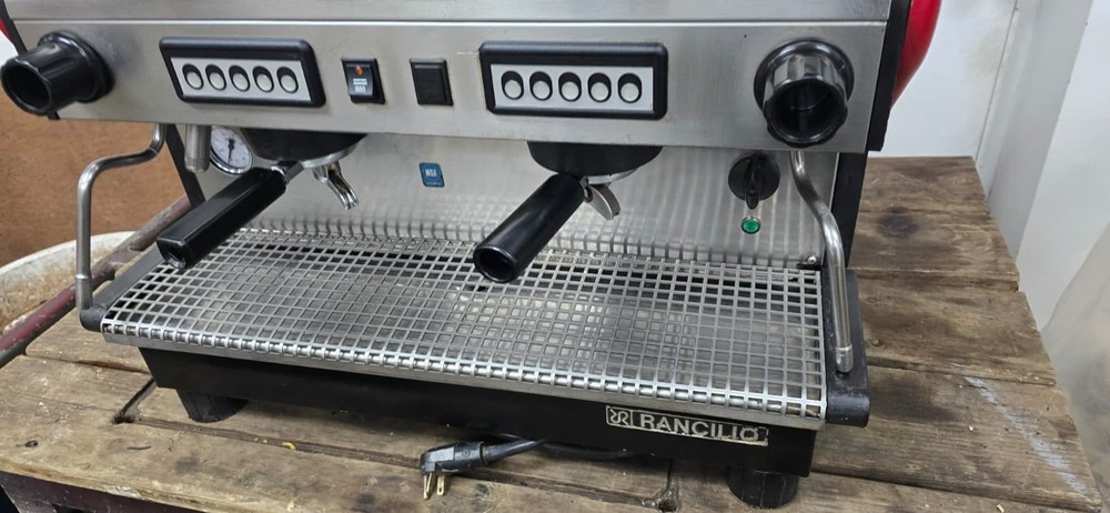 Rancilio 2 Group Espresso Coffee Machine Automatic Control Volumetric