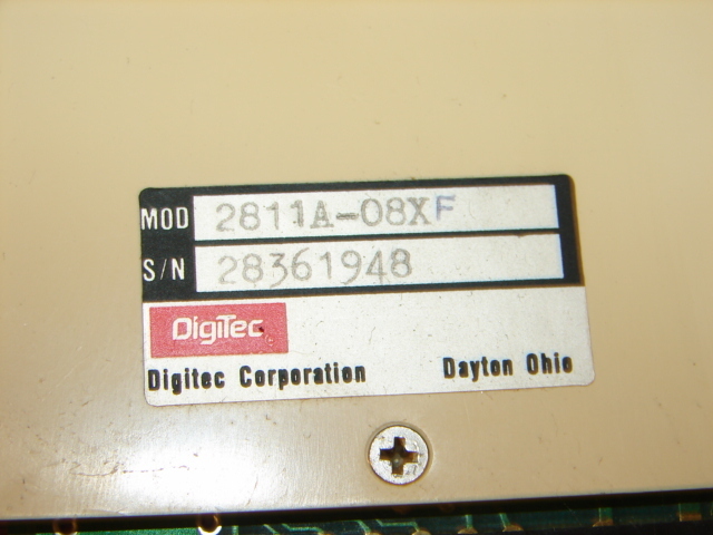 DIGITEC 2811A-08XF PROGRAMMER MODEL AMPERES ***XLNT***