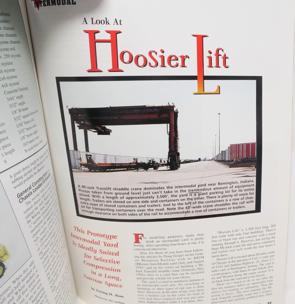 Intermodal Modeler's Guide Volume 1, Prototype Information & Modeling Projects