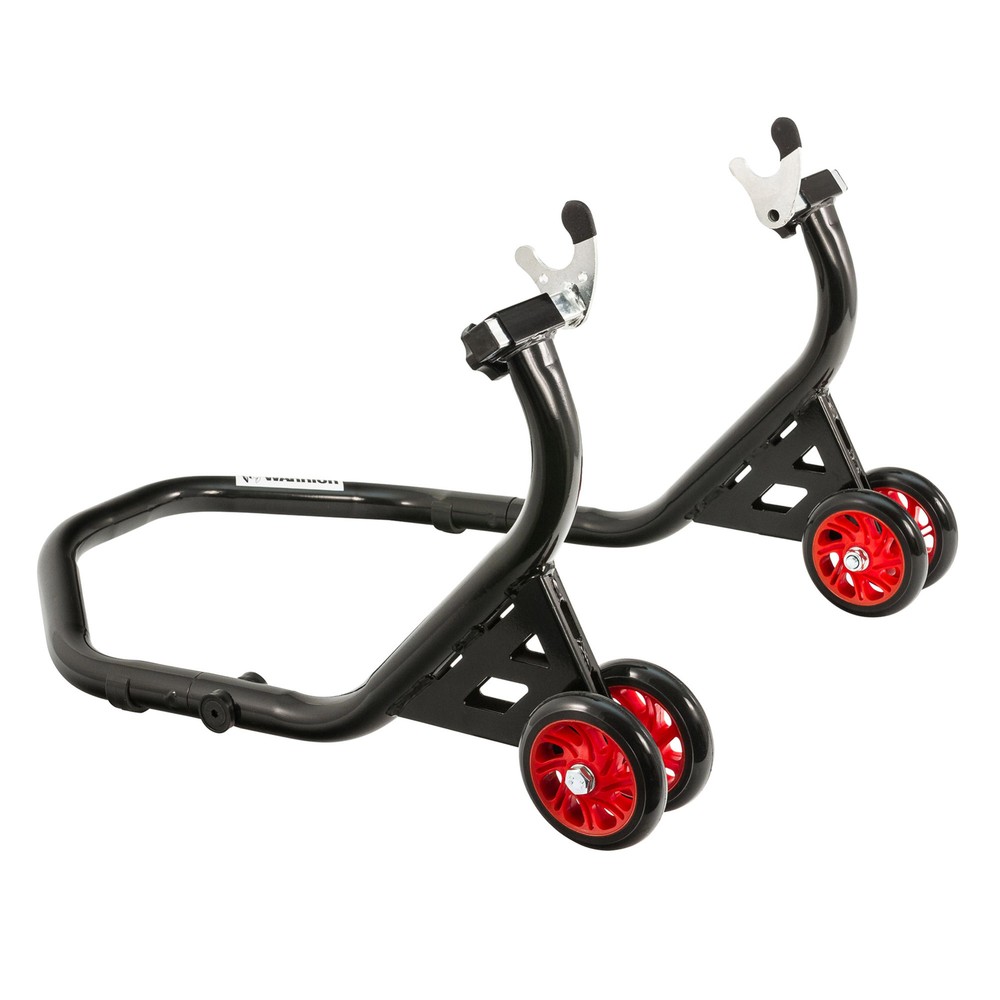 Warrior 4 Wheel Racing Head Paddock Stand And Rear Paddock Stand Bike Bundle