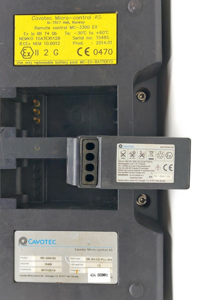 Cavotec Micro-Control AS MC-3300 EX Radio Remote System