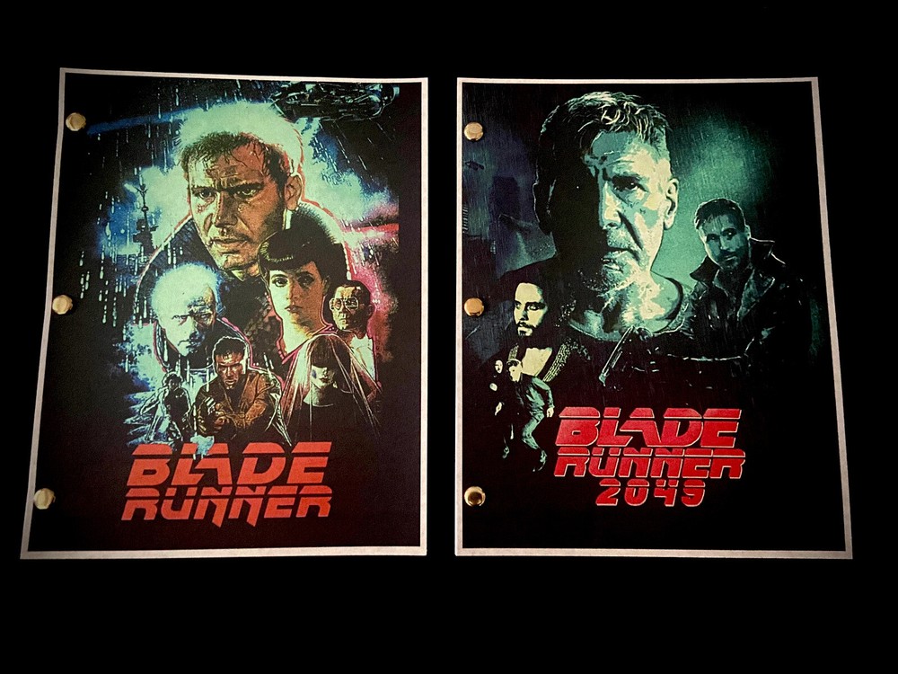 Warner Bros. BLADE RUNNER 2019 / 2049 SAGA Rare Script SCREENPLAY SET Collection
