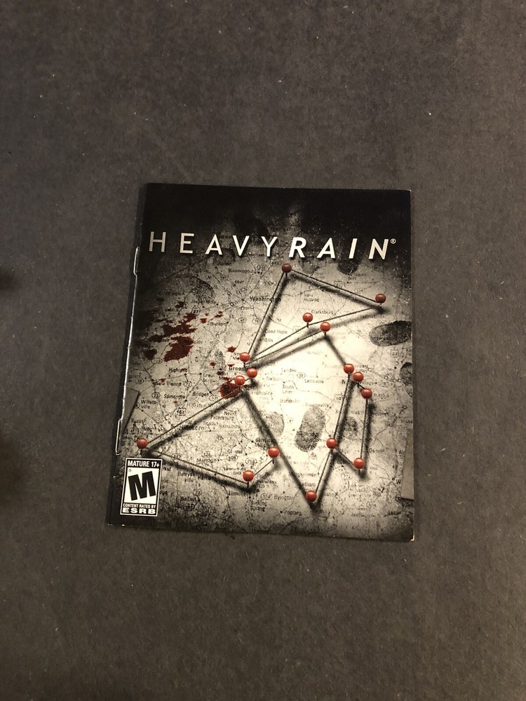heavy rain ps3 Manual Only