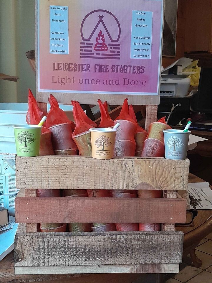 Fire Starters, Hand Crafted, Great Gift, Easy Light, 20 min. Burn