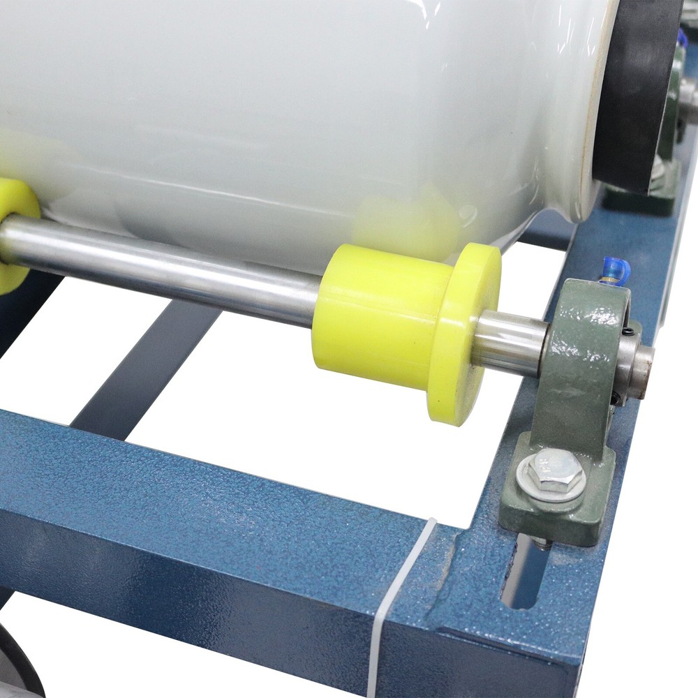220V Horizontal Drum Double Cans Ceramic Ball Mill Grinding Machine Laboratory