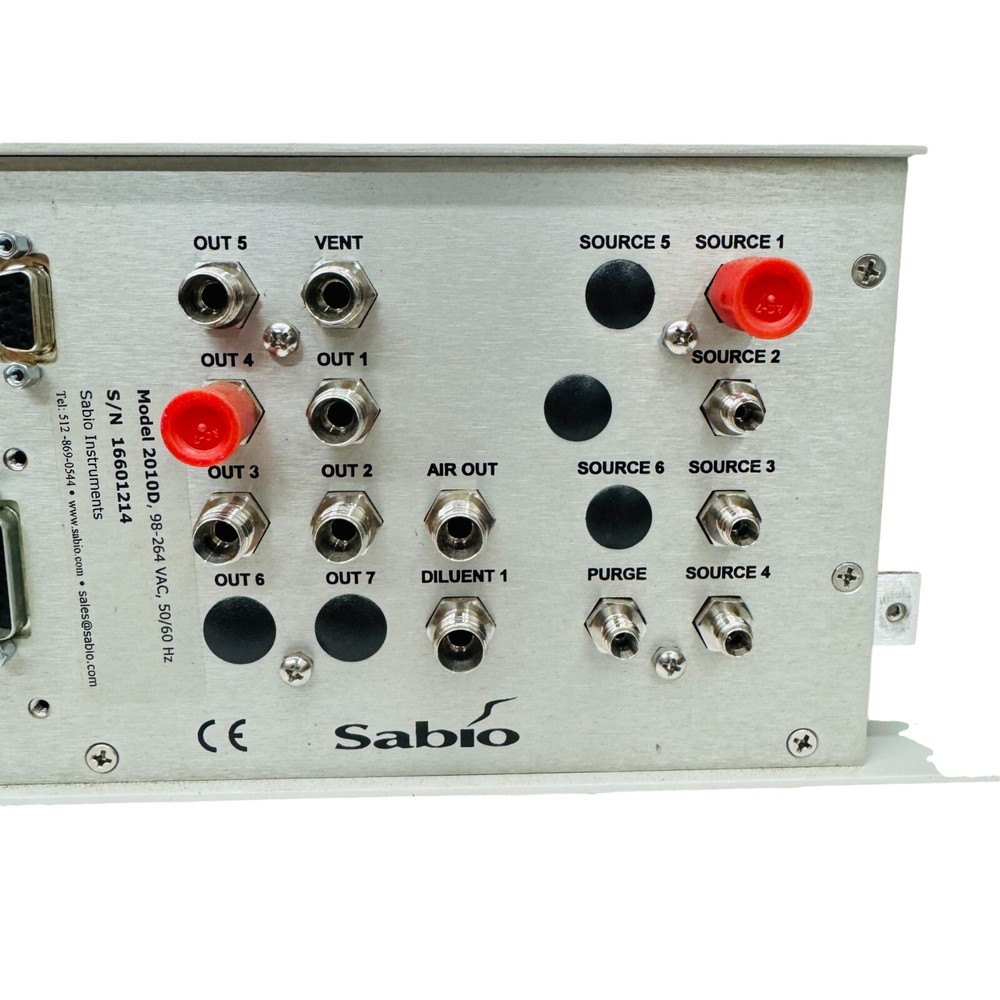 Sabio Instruments Model 2010D Gas Dilution Calibrator 2010
