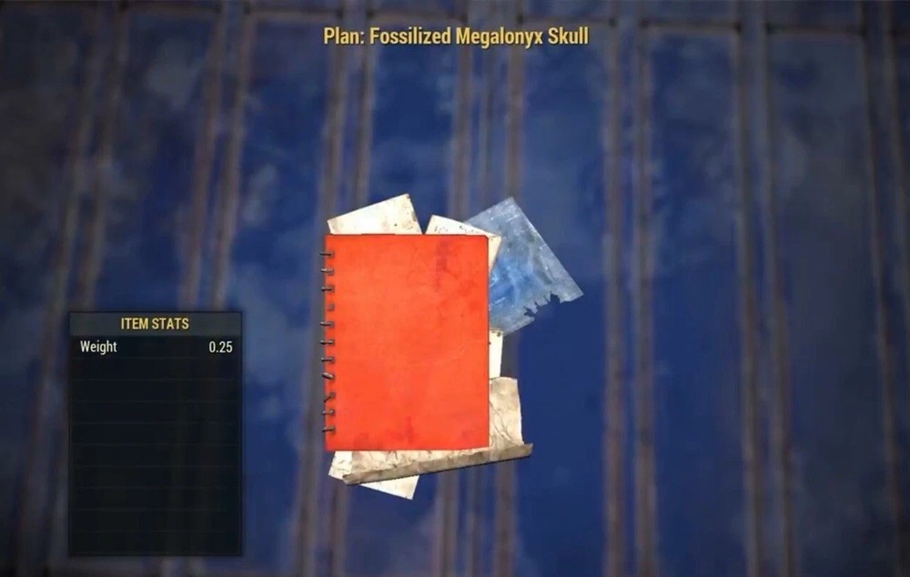 (Xbox) Fossilized Megalonyx Skull Plan