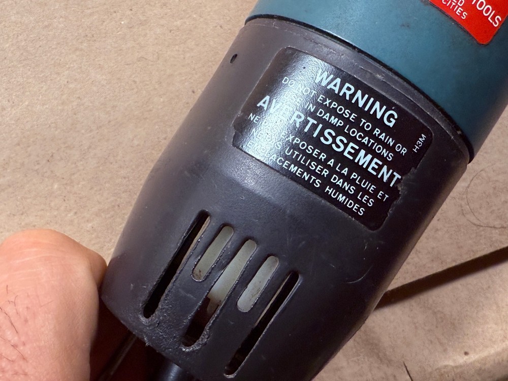Tested - Working - Vintage Corded Bosch Angle Drill 3/8" Chuck - Germany