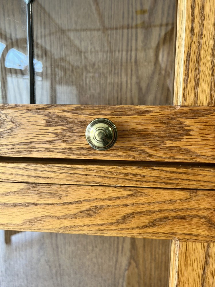 Antique Oak Four-Section Barrister Bookcase