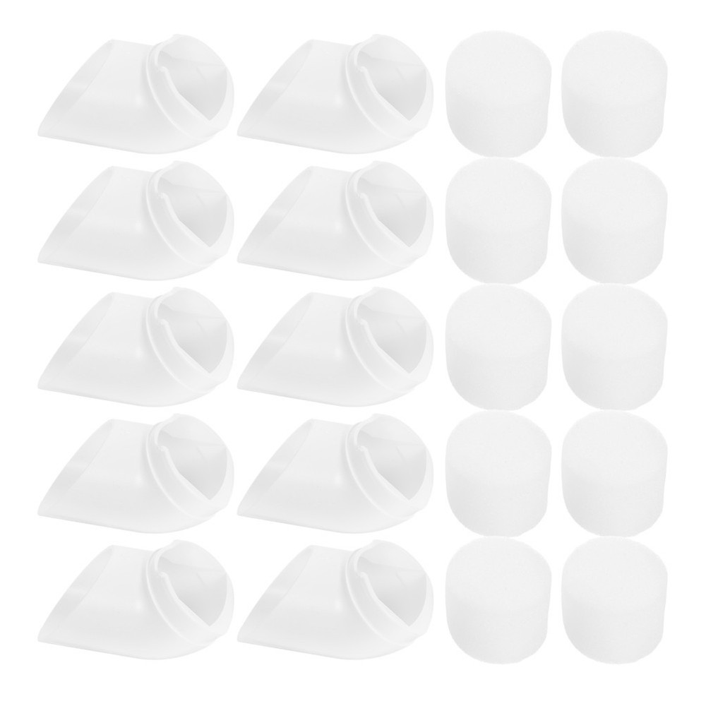 24 Pcs Plastic Hydroponic Plant Cups With Sponge For Vertical Hydroponic Growing