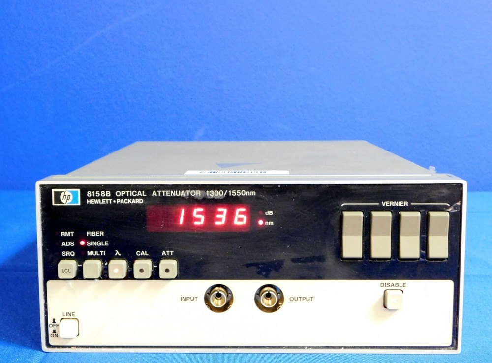 Agilent HP Keysight 8158B Optical Attenuator Untested