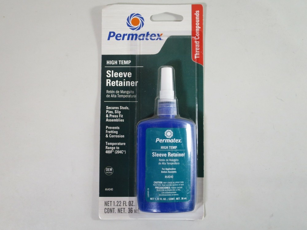 Permatex 64040 High Temperature Sleeve Retainer 36 ml