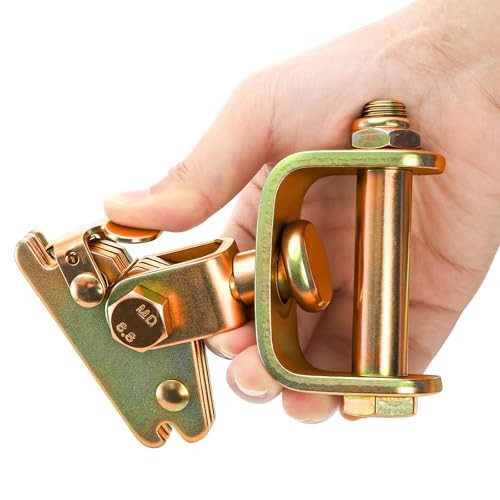 4 Pack Heavy Duty E Track Tie Down Anchors, Swivel E-Track Idler Fitting,