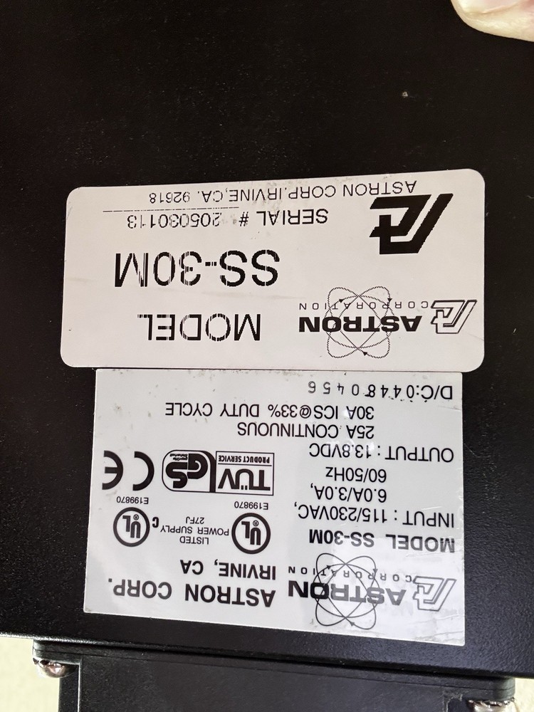 Astron SS-30M Switching Power Supply